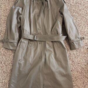 Men’s 38 regular Oleg Cassini Classic Trench Coat All Weather Coat